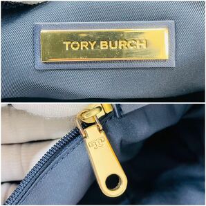 未使用に近い 希少●TORY BURCH トリーバーチ トートバッグ ハンド ビジネス A4 大容量 エラ 総柄 レザー ロゴ カラフル レディース 肩掛けの画像9