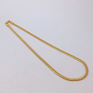 1円スタート 新品 18kgp 喜平ネックレス メンズ 18k Gold Plated 50ｃｍ ゴールドネックレス 18刻印あり　001 