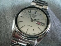 WSA-01862-10 SEIKO セイコー 5 裏スケルトン 曜日スペイン語 自動巻 7S26-0480 腕時計 1点_画像1