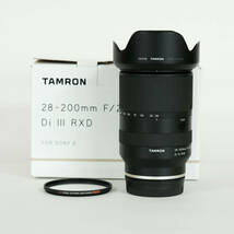 [フィルター付] TAMRON 28-200mm F/2.8-5.6 Di III RXD (Model A071) [ソニーE用] / SONY Eマウント / フルサイズ_画像1