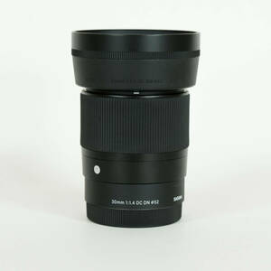 [美品] SIGMA 30mm F1.4 DC DN｜Contemporary [ソニーE用] / SONY Eマウント / APS-C