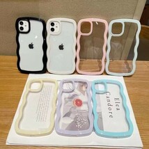 D在庫処分 ピンク iPhone 12 ケース カバー 可愛い 女性 人気 アイフォン 保護 丈夫 頑丈 耐衝撃 裏面 透明 持ちやすい Apple アップル_画像4