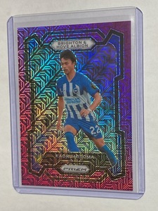 2023-24 Panini Prizm EPL Base Purple Mojo Prizm Kaoru Mitoma /25 三笘 薫