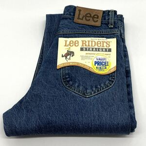 【W28/L33】DEADSTOCK 90's VINTAGE Lee RIDERS Straight Denim 90年代 ビンテージ リー ライダース ストレートデニム デッドストック F450