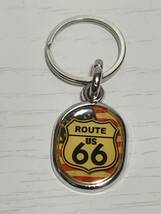 未使用品 route66 ルート66 キーホルダー 3種類セット キーチェーン キーリング レザー アメリカ雑貨_画像5