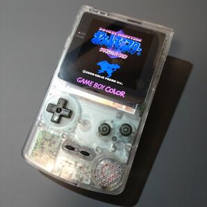 ゲームボーイカラー クリア ips液晶 バックライト GBC IPS LCD #372