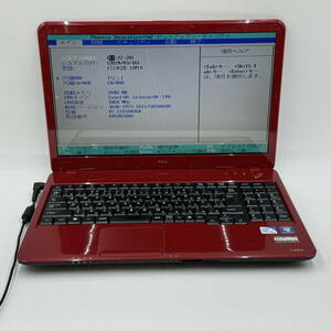 NEC ノートパソコン PC-LS150A CPU:Celeron（R)CPU ジャンクZ1544