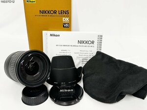 ★Nikon ニコン DX AF-S NIKKOR 18-200mm 1:3.5-5.6 G ED VR 一眼レフ カメラ レンズ HB-35 フード 説明書 箱付 16037O12-3