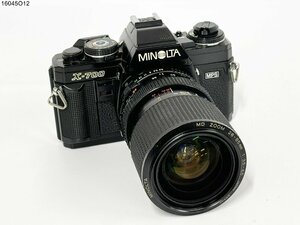 ★MINOLTA ミノルタ X-700 MD 28-85mm 1:3.5-4.5 一眼レフ フィルムカメラ ボディ レンズ シャッター可能 ジャンク 16045O12-7