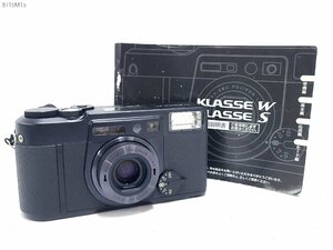 ★シャッターOK◎ FUJIFILM KLASSE W クラッセ SUPER-EBC FUJINON LENS 1:2.8 28mm コンパクトフィルムカメラ 説明書付き 8715M15-5