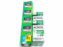 ★富士フィルム FIJICOLOR SUPER 400FT 24枚撮 5本パック/NEOPAN ネオパン ACROS100 PRESTO400 135-24 /未使用 期限切れフィルム 8718M15-5_画像4