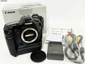 8~★シャッターOK◎ Canon キャノン EOS 5D 一眼レフ デジタルカメラ ボディ BG-E4 バッテリーグリップ 箱付 16033O5-14