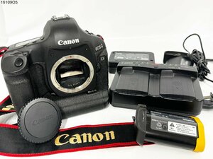 ★シャッターOK◎ Canon キャノン EOS-1 D MarkⅢ 一眼レフ デジタルカメラ ボディ 充電器 カプラー付 16109O5-14