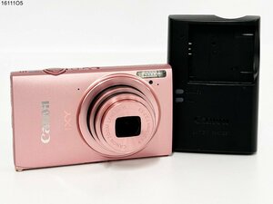 ★シャッターOK◎ Canon キャノン IXY 420F PC1739 ピンク コンパクト デジタルカメラ バッテリーチャージャー付 16111O5-12