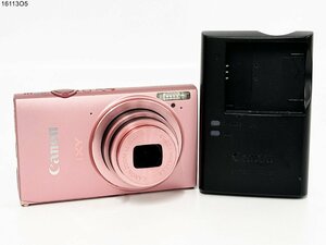 ★シャッターOK◎ Canon キャノン IXY 420F PC1739 ピンク コンパクト デジタルカメラ バッテリーチャージャー付 16113O5-12