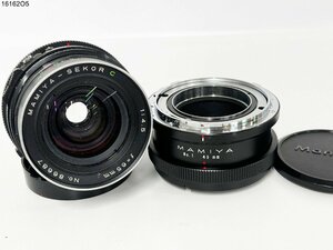 ★Mamiya マミヤ MAMIYA-SEKOR C 1:4.5 f=65mm 中判 カメラ レンズ NO.1 45mm 中間リング 16162O5-7