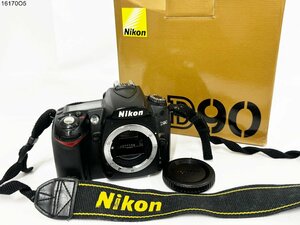 ★シャッターOK◎ Nikon ニコン D90 一眼レフ デジタルカメラ ボディ 箱付 16170O5.