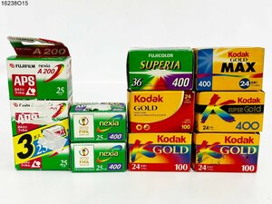 ★未使用★ 富士フィルム SUPERIA 400 Nexia 400 A200 コダック GOLD 400 100 期限切れ 135/APSフィルム まとめ売り 16238O15-12