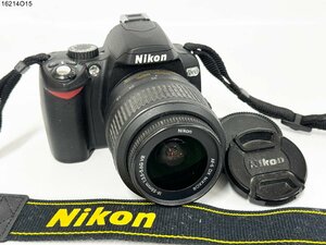 ★シャッターOK◎ Nikon ニコン D60 AF-S DX NIKKOR 18-55mm 1:3.5-5.6G VR 一眼レフ デジタルカメラ ボディ レンズ 16214O15-9