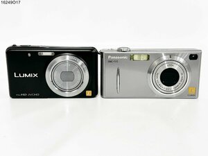 ★Panasonic パナソニック LUMIX ルミックス DMC-FX80 DMC-FX5 コンパクト デジタルカメラ バッテリー有 2台 おまとめ 16249O17-12