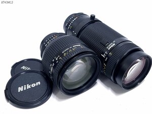 ★Nikon ニコン AF NIKKOR 24-120mm 1:3.5-5.6D 75-300mm 1:4.5-5.6 一眼レフ カメラ レンズ 8743M12-8