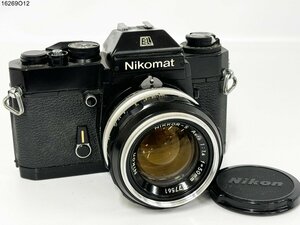 ★シャッターOK◎ Nikon ニコン Nikomat ニコマート EL NIKKOR-S Auto 1:1.4 f=50mm 一眼レフ フィルムカメラ ボディ レンズ 16269O12-7