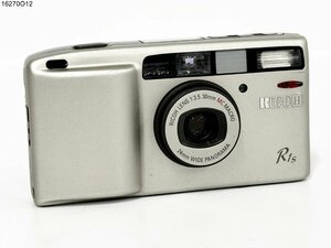 ★RICOH リコー R1s 1:3.5 30mm MC MACRO コンパクト フィルムカメラ シャッター可能 ジャンク 16270O12-7
