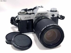 ★シャッターOK◎ Canon AE-1 ZOOM LENS FD 35-105mm 1:3.5-4.5 キャノン一眼レフフィルムカメラ ボディ レンズ 8817M13.