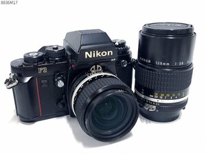 ★シャッターOK◎ Nikon F3 HP NIKKOR 35mm 1:2 135mm 1:2.8 ニコン 一眼レフ フィルムカメラ ボディ レンズ 8836M17.
