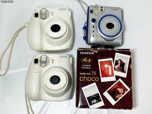 ★FUJIFILM 富士フィルム チェキ instax mini 7S/55 4台 おまとめ 16351O5-11