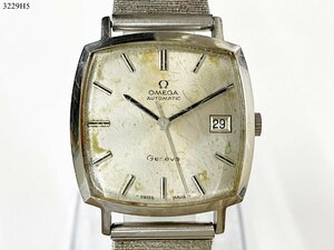 ★稼働品◎ OMEGA オメガ Geneve ジュネーブ 162.0042 Cal.1481 自動巻き デイト 3針 シルバー メンズ 腕時計 3229H5-15