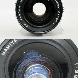 ★Mamiya マミヤ MAMIYA-SEKOR C 1:2.8 f=55mm 1:4 f=210mm 中判 カメラ レンズ 2本 ケース付 16221O13-9の画像3