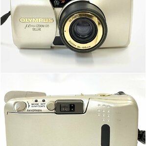 ★シャッターOK◎ OLYMPUS オリンパス μ[mju:] ZOOM 105 DELUXE ミュー コンパクト フィルムカメラ リモコン 2008T14-12の画像2