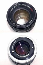 ★シャッターOK◎ Canon AE-1 キャノン LENS FD 50mm 1:1.4 S.S.C. 一眼レフ フィルムカメラ ボディ レンズ 8802M15-9_画像6
