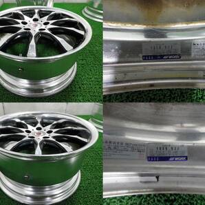 DC-21♪WORK SCHWERT SW2♪ワーク シュバート♪PCD114.3/18×8.5J/9.5J/+42+45/ハブ73♪セダン系♪即発送いたします♪店頭手渡し大歓迎♪の画像4