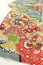 【和遊館】EFH087　仕立付！京都「ダイリン」豪総絞り・金駒・相良刺繍入りお振袖_画像3