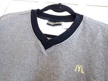 McDonald マクドナルドVintageトレーナー☆ショップ店員？マックロゴ刺繍☆企業物☆希少☆size(S)_画像4