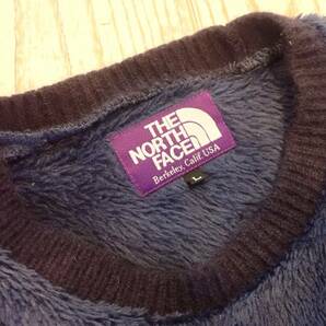 【THE NORTHFACE ノースフェイス】メンズsize(L)フリースアウター☆ネイビー☆PURPLE LABEL☆アウトドア・キャンプ☆の画像4