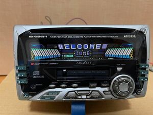 アゼスト CD カセットデッキ ADX5555Z