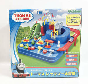 現状品 学研 きかんしゃトーマス レッツゴー大冒険！THOMAS＆FREIENDS トーマス パーシー 電池不要 知育玩具 3-1