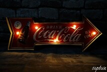 コカコーラ コーラ Coca Cola LED看板 ネオン看板 ネオンサイン ネオンライト メタル看板 ブリキ看板 ウォールサイン レトロ アメリカン 42_画像1