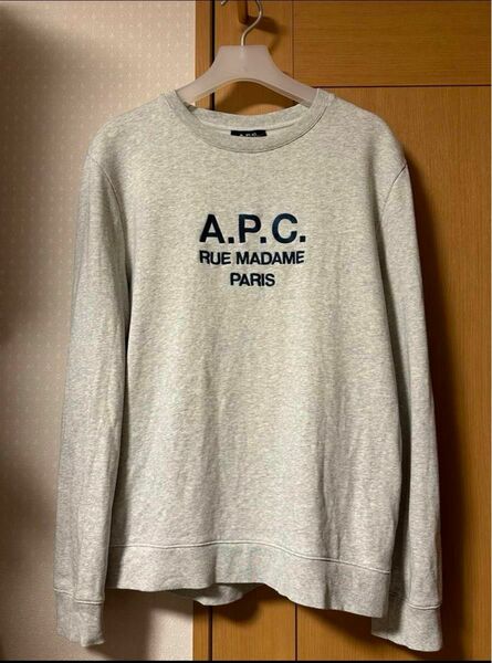 A.P.C. アーペーセー スウェット トレーナー グレー Lサイズ