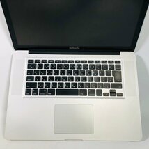 ジャンク MacBook Pro 15インチ (Early 2011) Core i7 2.0GHz/4GB/500GB MC721J/A_画像2