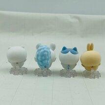 中古品 ちいかわ なんか小さくてかわいいどーる ちいかわ ハチワレ うさぎ モモンガ 4種セット_画像3