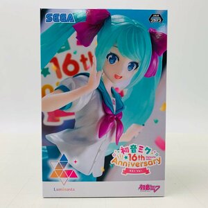 新品未開封 セガ Luminasta 初音ミク 16th Anniversary KEI ver.