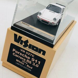 中古品 Make Up 1/43 Porsche 911 ポルシェ Carrera RS 3.0 1974 White Red