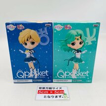 新品未開封 Qposket 劇場版 美少女戦士セーラームーン Cosmos エターナル セーラー ネプチューン ウラヌス A 2種セット_画像2