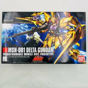 新品未組立 HG 機動戦士ガンダムUC MSV 1/144 MSN-001 デルタガンダム ゴールドメッキ仕様