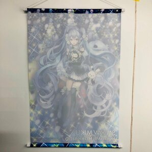 中古品 SNOW MIKU×KUROMI HOKKAIDO 雪ミク×クロミ 北海道 Night 夜 B2タペストリーの画像4