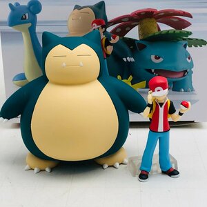 中古品 ポケモンスケールワールド カントー地方 レッド＆カビゴン＆ポケモンの笛